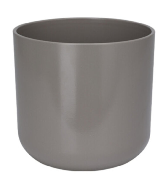 Cache-pot en grès gris 5 po | Cache-pot passe-partout