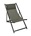 Chaise de détente pliante avec coussin vert | Design emblématique pour intérieur et extérieur