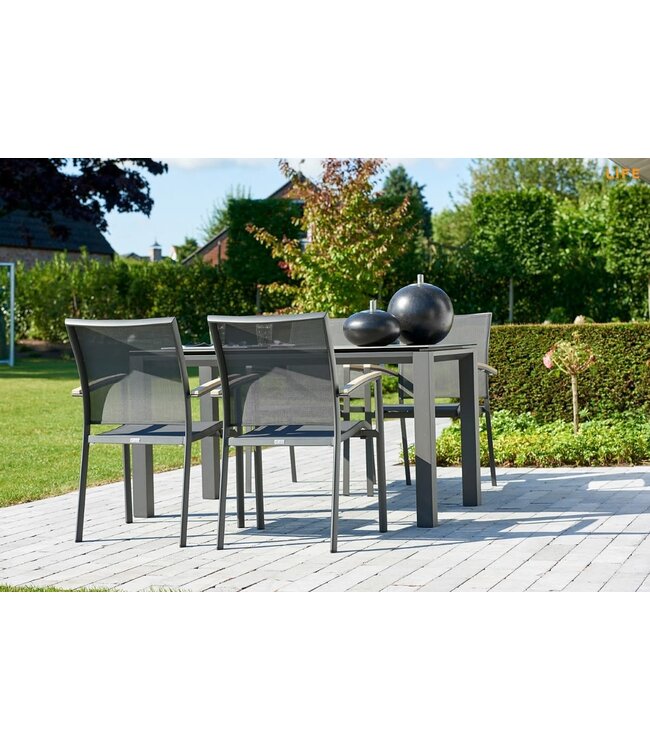 Table à diner concept lava ciment 36 x 71 po