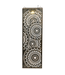 Lampe murale solaire fleurs blanc chaud