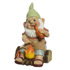Gnome en polyrésine feu 4,5 po