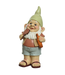 Gnome en polyrésine steak 9 po | Décoration de jardin amusante et originale