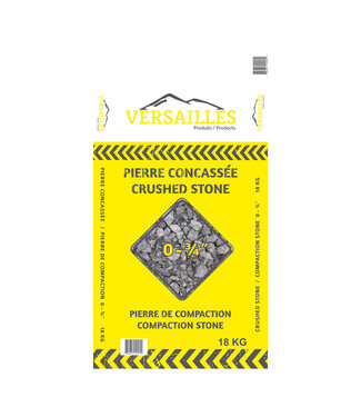 Pierre concassée 0-3/4 po 18 kg