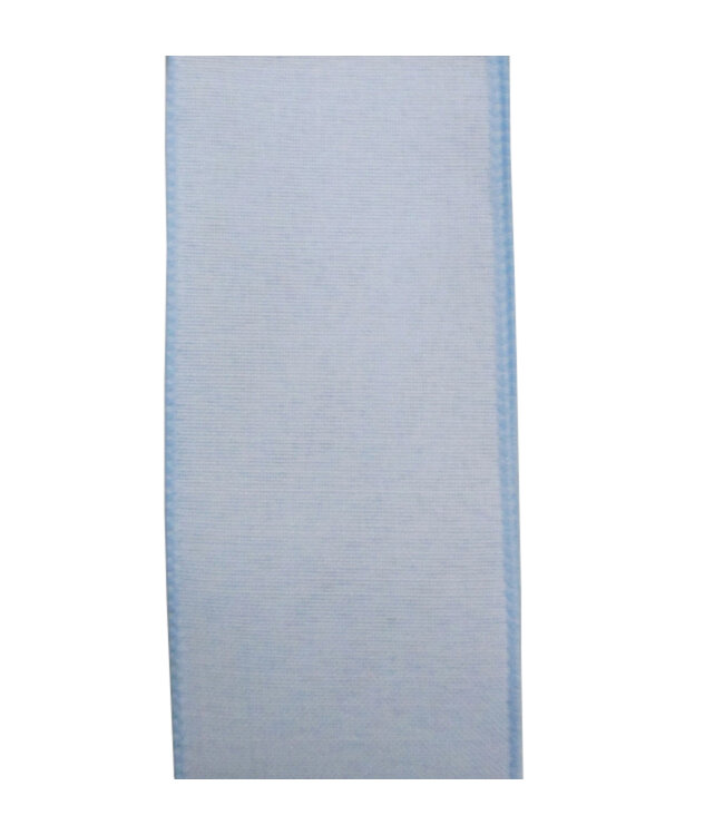 Ruban uni bleu pâle 2,5 po x 10 vgs