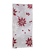 Ruban beige avec poinsettias