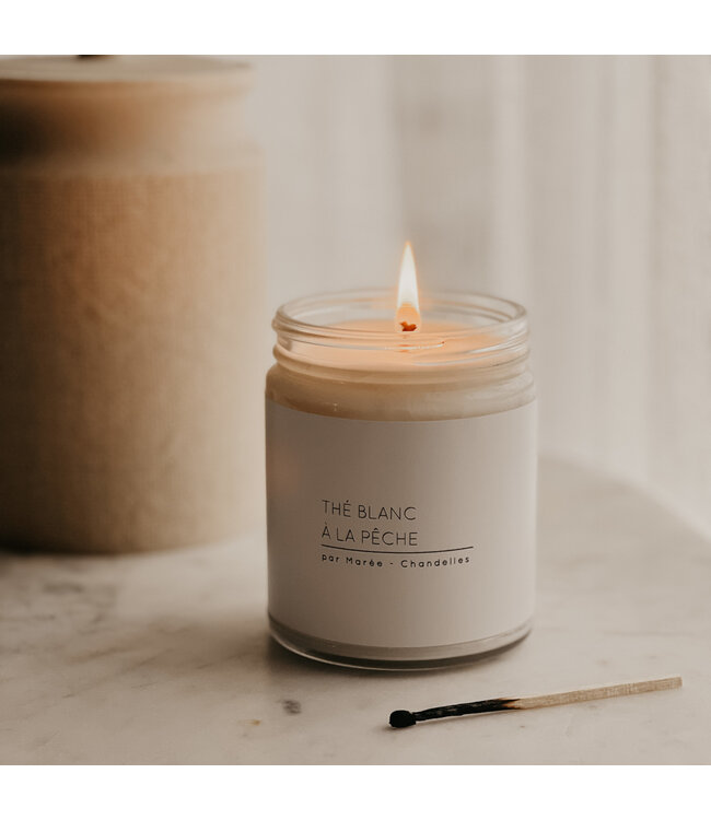 Chandelle de soya - Thé blanc à la pêche 270 ml