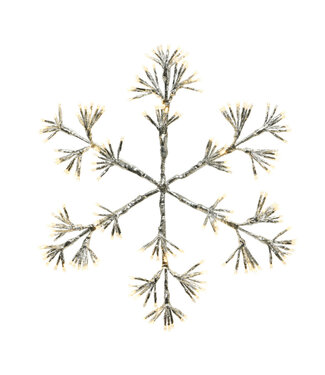 Flocon lumineux blanc chaud 37,5 po