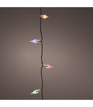 Lumières LED vintage scintillant multi-couleurs 58,7 pi