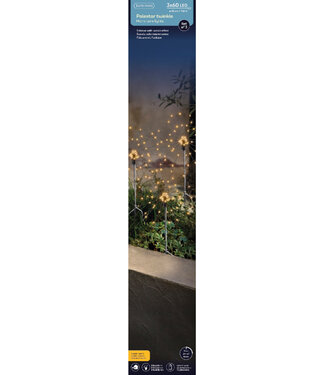 Étoiles lumineuses sur piquet blanc classique (3)