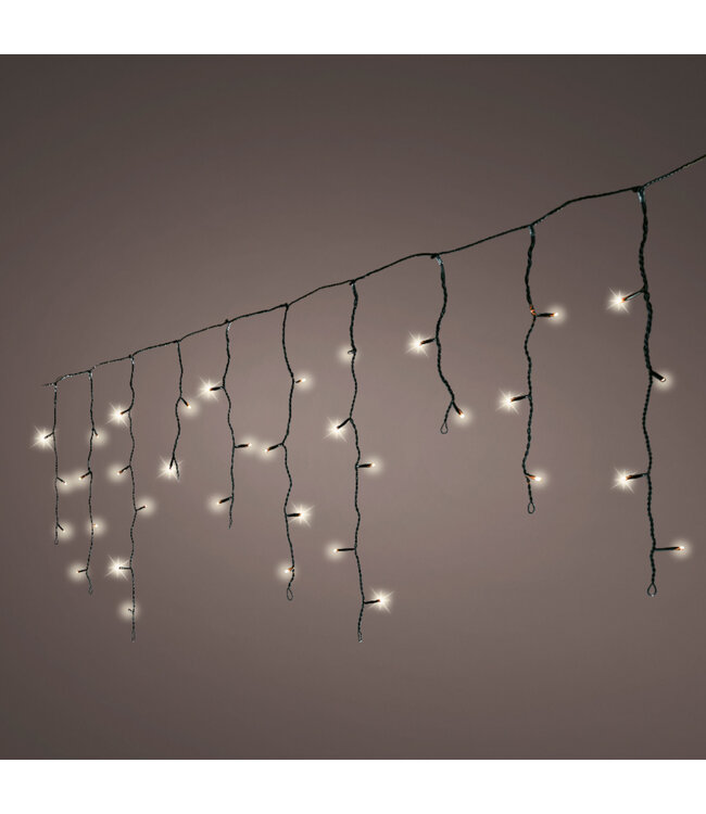 Lumières effet glaçons blanc chaud 12 pi