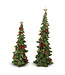 Sapin vert brillant décoré 9 po
