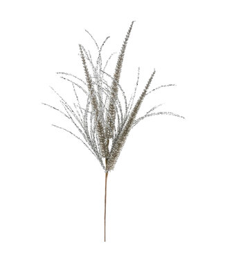 Tige d'herbe platine brillante 32 po