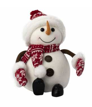 Bonhomme de neige tuque et foulard 11 po