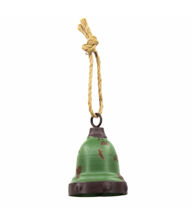 Cloche métal verte 6 po