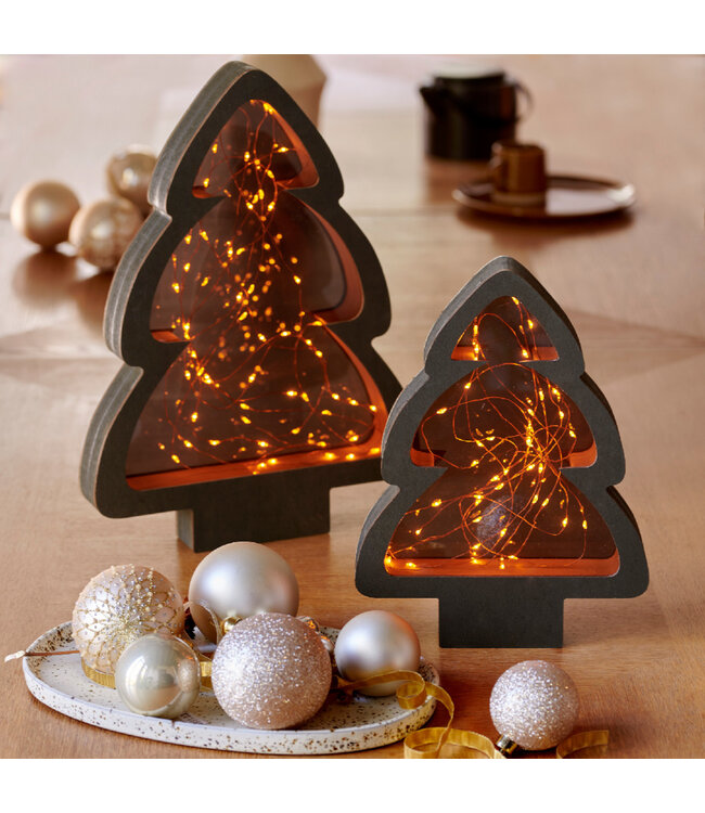 Sapin vitré LED 11 po