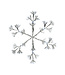 Flocon lumineux LED blanc froid