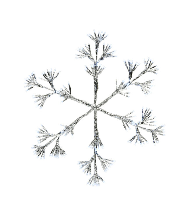 Flocon lumineux LED blanc froid 38 po