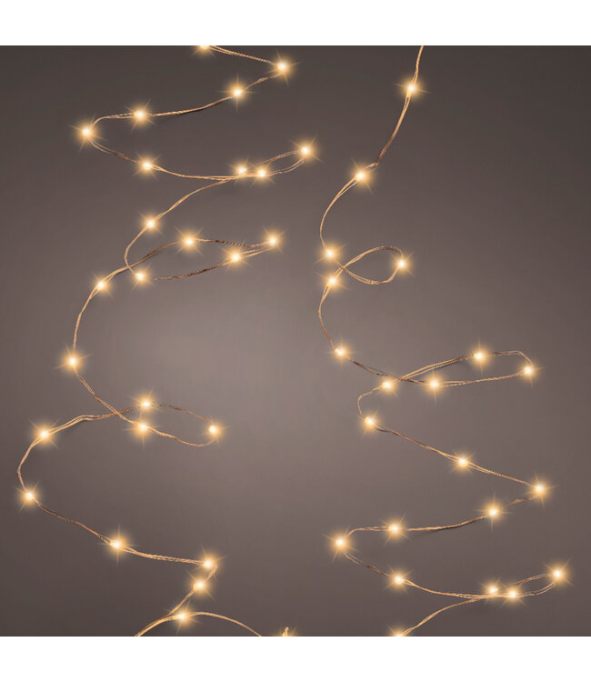 Lumières scintillantes blanc classique 39 pi