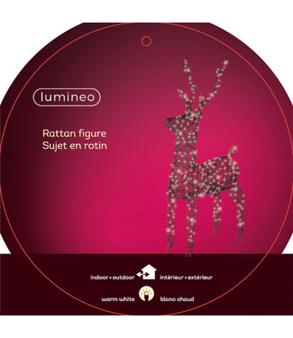 Renne illuminé 57 po