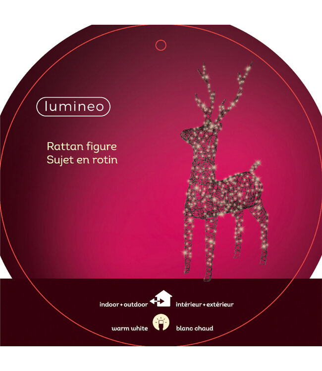 Renne illuminé 57 po
