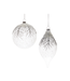 Boule de verre branches givrées