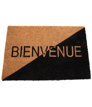 Tapis de coco "Bienvenue" 16 x 24 po