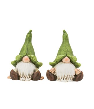 Gnomes assis 16 po (2 ass.)
