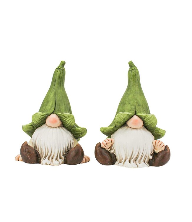 Gnomes assis 16 po (2 ass.)