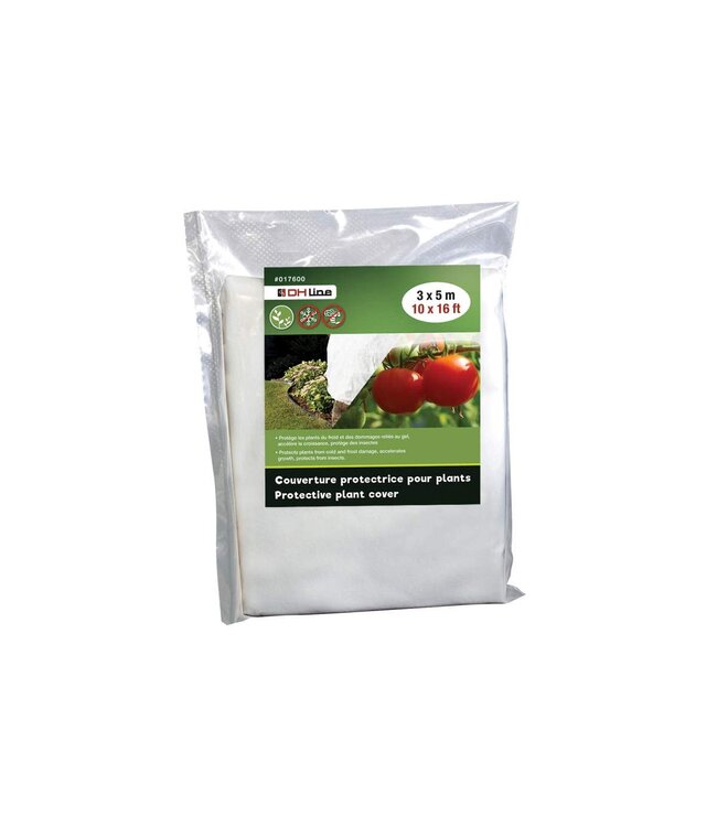 Couverture flottante blanche 10 X 16 pi | Protection efficace pour vos cultures