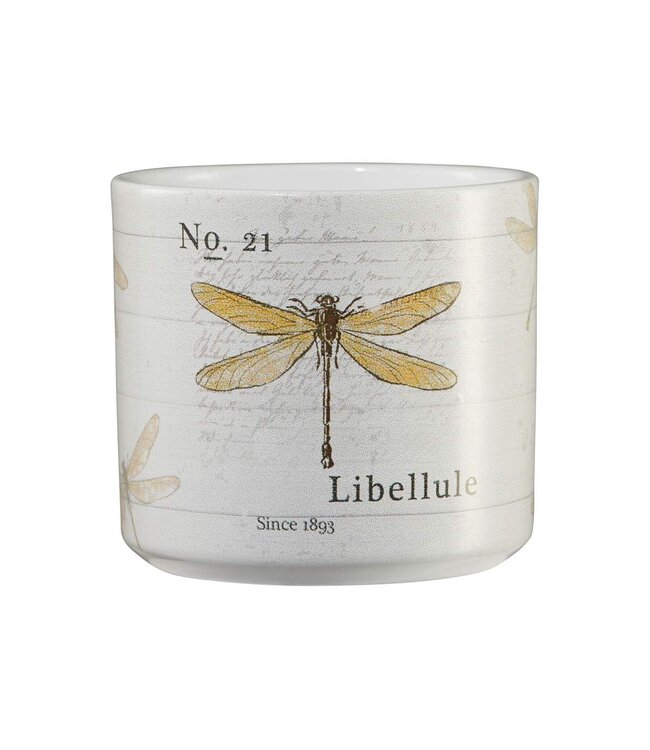 Cache-pot Vintage Libellule