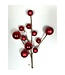 Tige de boule rouge 28 po