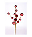 Tige de boule rouge 28 po