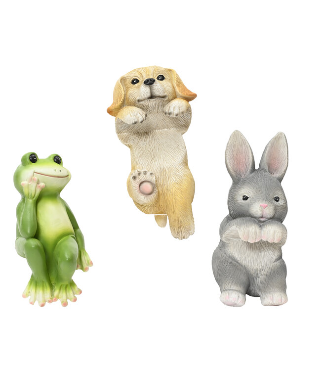 Grenouille, lapin ou chien pour pots 4,5 po