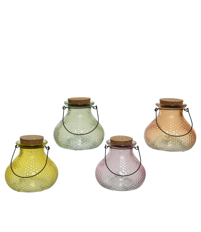 Attrape-guêpes en verre jaune