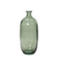 Vase en verre recyclé vert 15 x  6 po