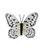 Papillons en plumes blanc 4,5 po