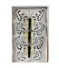 Papillons en plumes blanc 4,5 po