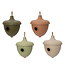 Nichoir noisette vert foncé 7 po