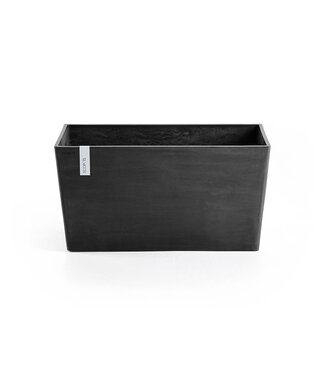 Ecopots Pot Paris gris fonce 31 po