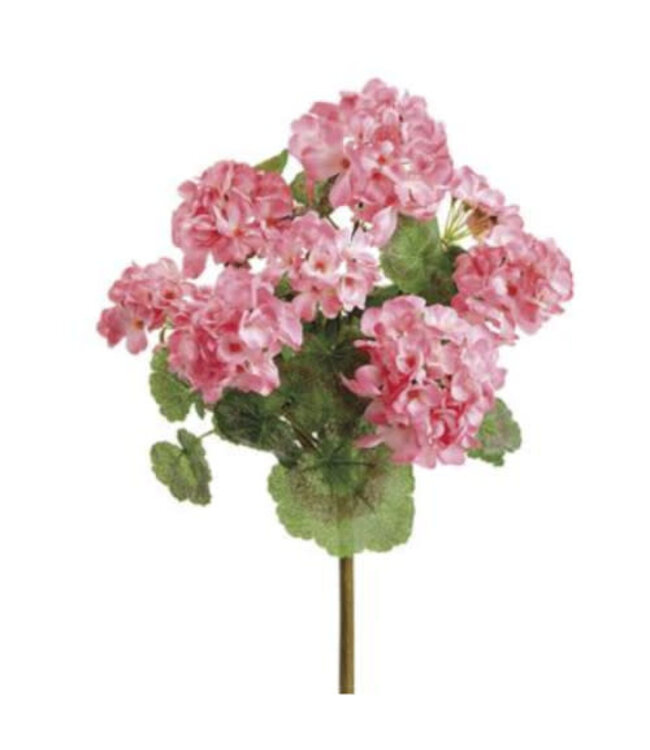 Bouquet de géranium rose UV 18 po