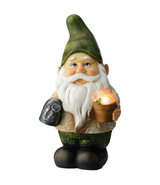 Nain solaire pot de fleurs 9,5 po