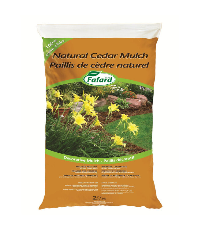 Paillis de cèdre naturel