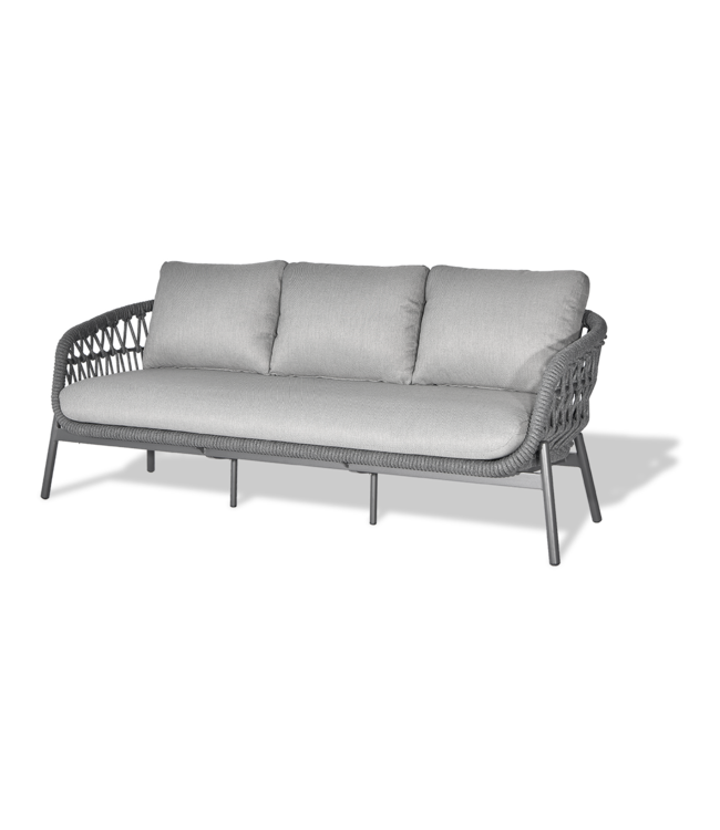 Sofa Aria charcoal Canvas granite garde B