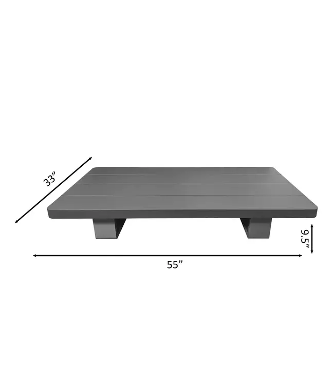 Life Outdoor Living Fitz Roy - Ensemble sectionnel aluminium (4 morceaux)