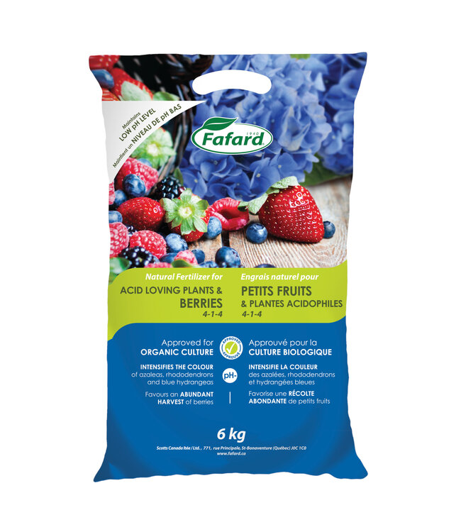 Engrais naturel 4-1-4 petits fruits | L’engrais bio parfait pour un jardin productif et coloré