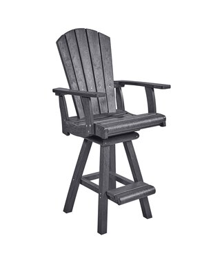 CRP Products Chaise de Bar Pivotante avec Accoudoirs