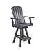 CRP Products Chaise de Bar Pivotante avec Accoudoirs