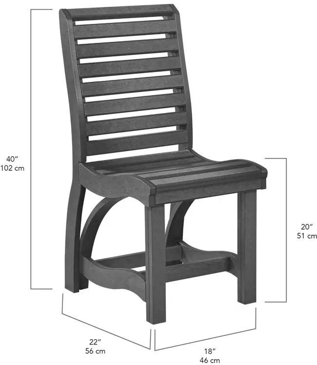 CRP Products Adirondack - Chaise à diner St. Tropez