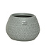 Cache-pot en terrecuite gris 7,5 po