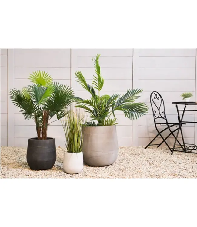 Cache-pot Liam anthracite | Décoration chic et moderne